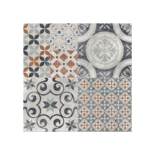 G417 patchwork two 42x42  Cersanit