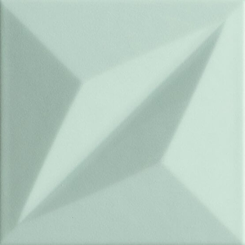 Colour Mint Str.1 glazura miętowa struktura mat 14,8x14,8 Tubądzin
