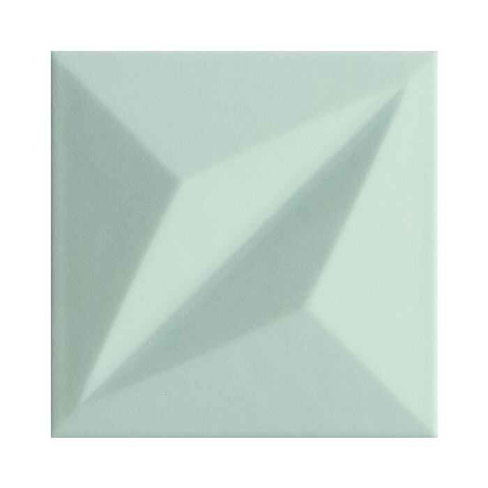 Colour Mint Str.1 glazura miętowa struktura mat 14,8x14,8 Tubądzin