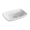 Loop&friends umywalka nablatowa bez otworu z przelewem 58,5x38 weiss alpin Villeroy&Boch