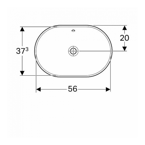 Variform wpuszczana 60x40 b/o z/p Koło