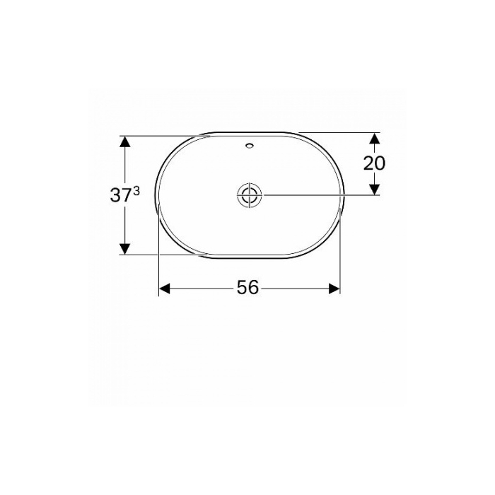 Variform wpuszczana 60x40 b/o z/p Koło