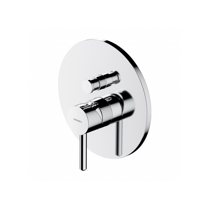 Bateria podtynkowa Y Chrom 2 wyjścia Y1235CR Omnires
