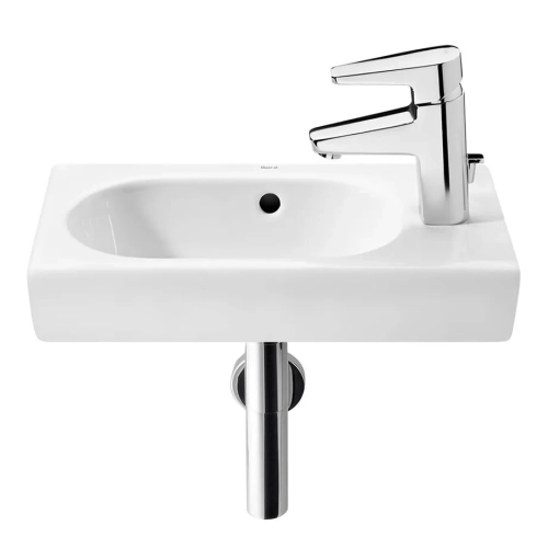 Meridian compacto umywalka 45x25 ot.po prawej Roca