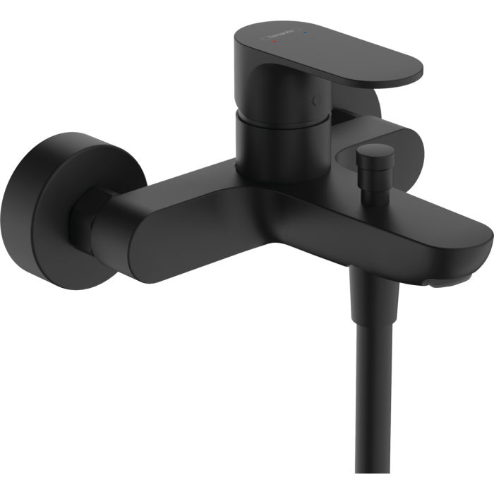 REBRIS S JEDNOUCHWYTOWA BATERIA WANNOWA CZARNY MAT HANSGROHE - tylko 1 szt. z ekspozycji