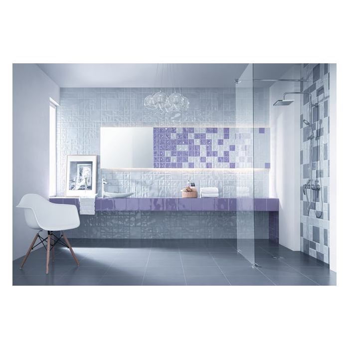 Tamoe Grafit Kafel glazura cegiełka szara polysk. 9,8x19,8 Paradyż