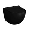 Sento miska wc bezrantowa 54x37 czarny mat Vitra