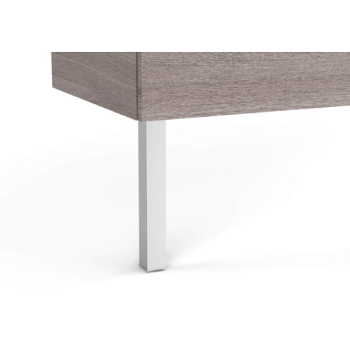 Nózki do szafki  2 sztuki  "silver" 275mm Roca
