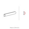 Cottage/ metro/ masia torello blanco brillo 2,0x30,0 Equpie