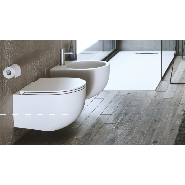 BULL MISKA WC BIAŁA 530X360 mm, RIMLESS Excellent