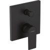 VERNIS SHAPE BATERIA WANNOWA POD. CZARNY MAT HANSGROHE