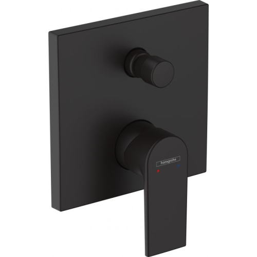 VERNIS SHAPE BATERIA WANNOWA POD. CZARNY MAT HANSGROHE
