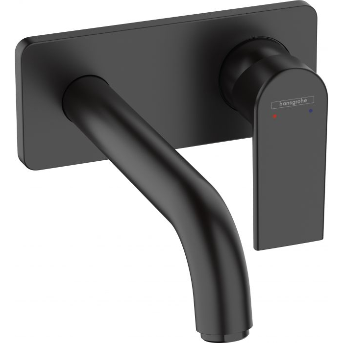 VERNIS SHAPE BATERIA UMYW. ŚCI.POD. CZARNY MAT HANSGROHE