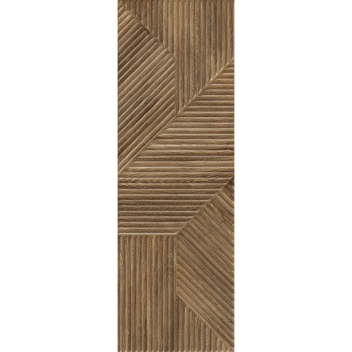 Woodskin Brown Struktura A glazura drewnopodobna 29,8x89,8 Paradyż