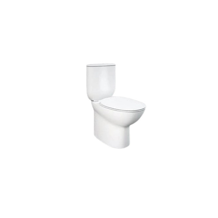 MORNING kompakt Miska WC Rimless & deska WC slim W/O+ ZBIORNIK RAK