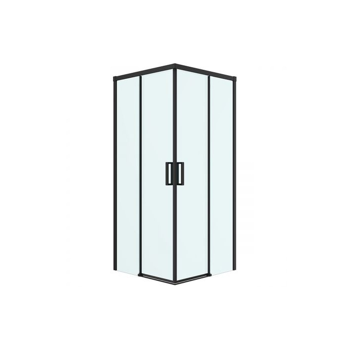Breda kabina prysznicowa 90x90 cm kwadratowa czarny mat Oltens