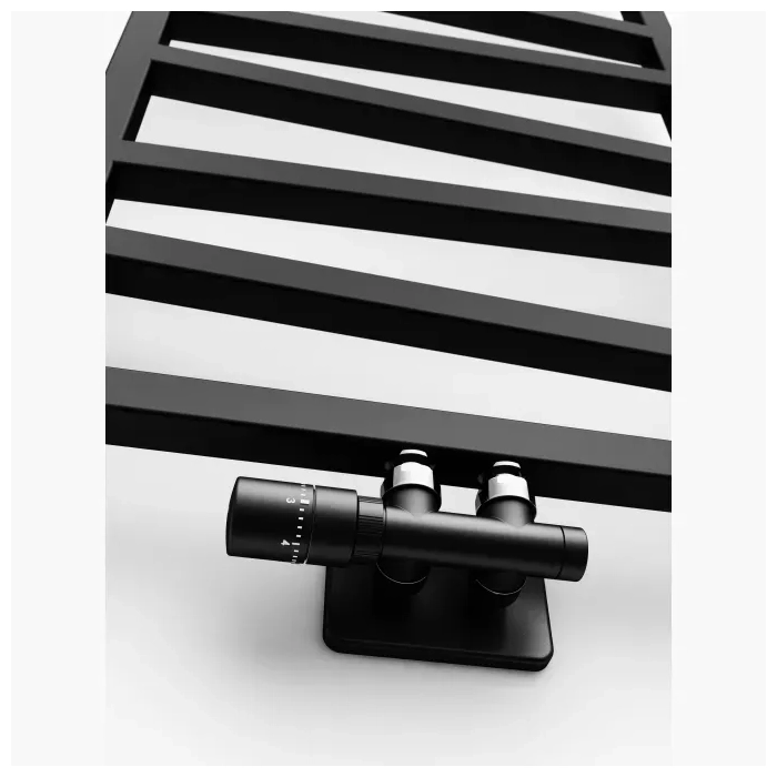 Zig Zag Grzejnik 83,5x50 Podłączenie SX Kolor Czarny Ral 9005 Mat Terma