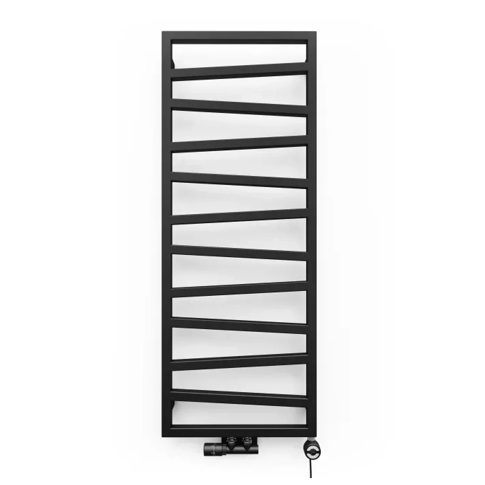 Zig Zag Grzejnik 83,5x50 Podłączenie SX Kolor Czarny Ral 9005 Mat Terma